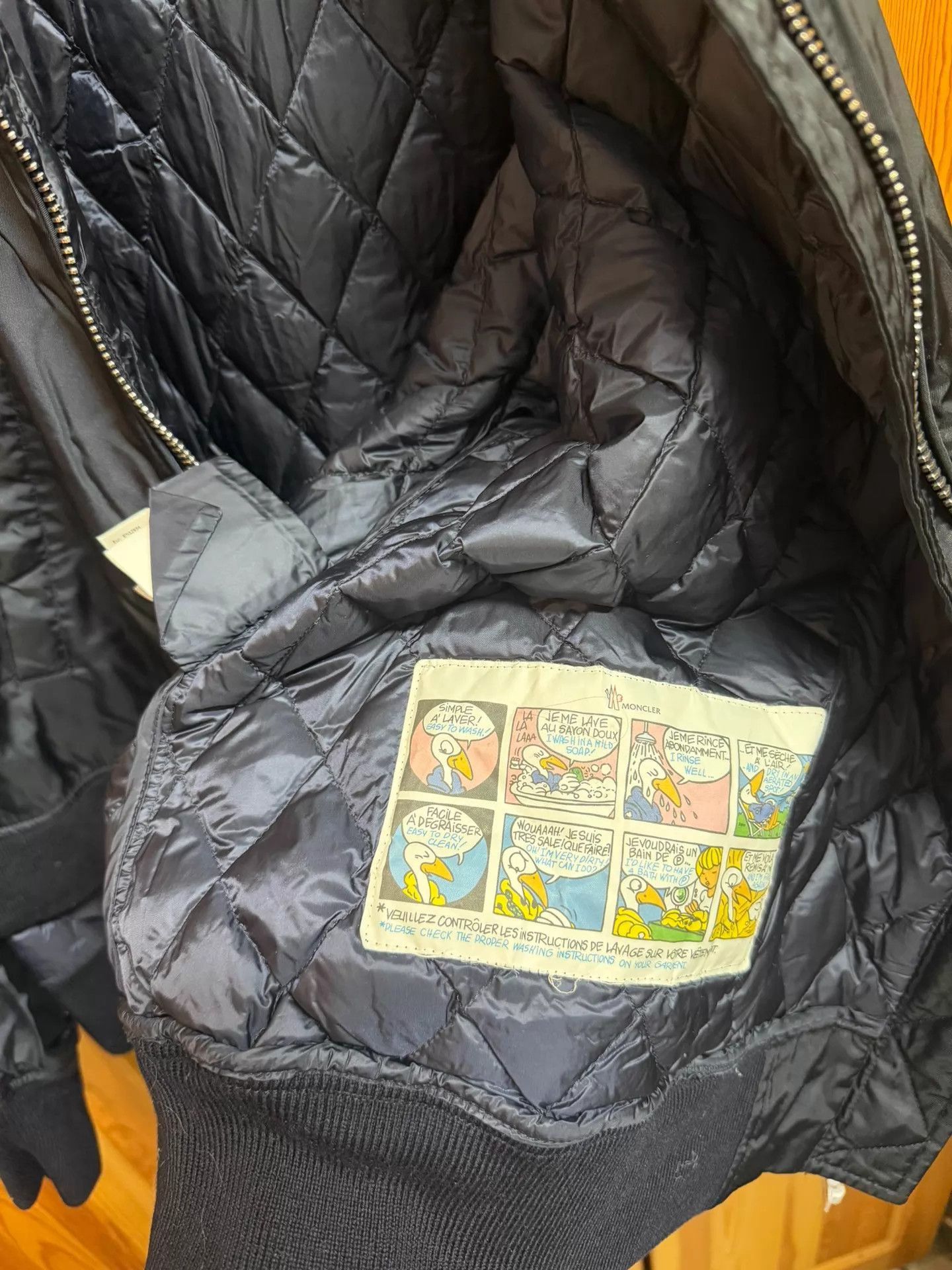 Moncler Black Bomber Jacket Size M Size US M / EU 48-50 / 2 - 4 Thumbnail