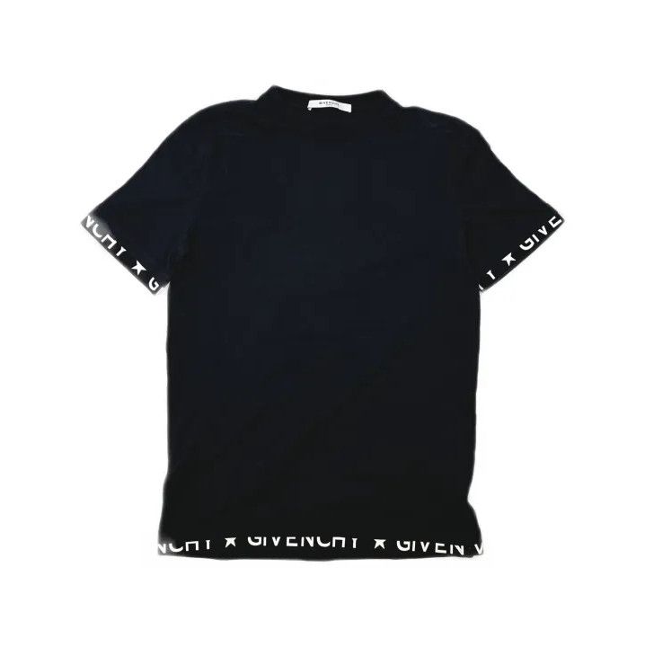 Givenchy Givenchy Solid Round Neck Short-Sleeve T-Shirt Size US M / EU 48-50 / 2 - 2 Thumbnail