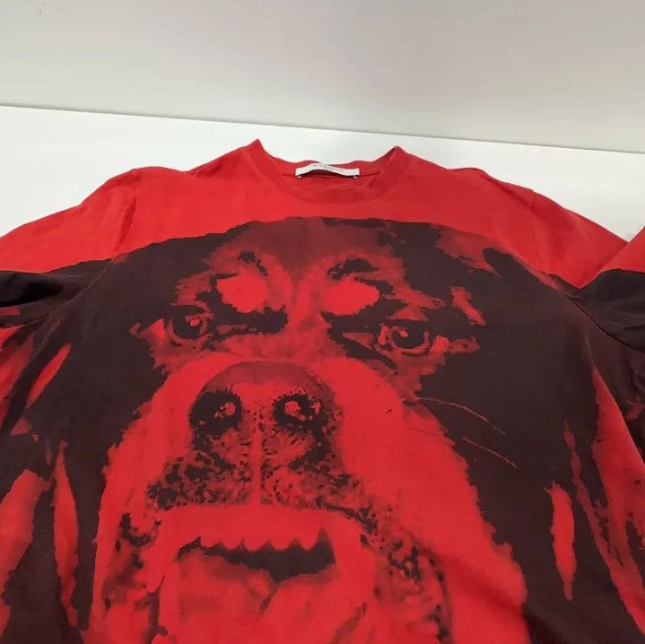 Givenchy Givenchy Red Dog Print Short Sleeve T-Shirt Size US XS / EU 42 / 0 - 8 Thumbnail