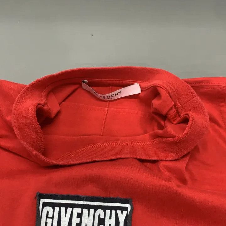 Givenchy Givenchy Red Short-Sleeve Logo T-Shirt Size US XS / EU 42 / 0 - 6 Thumbnail