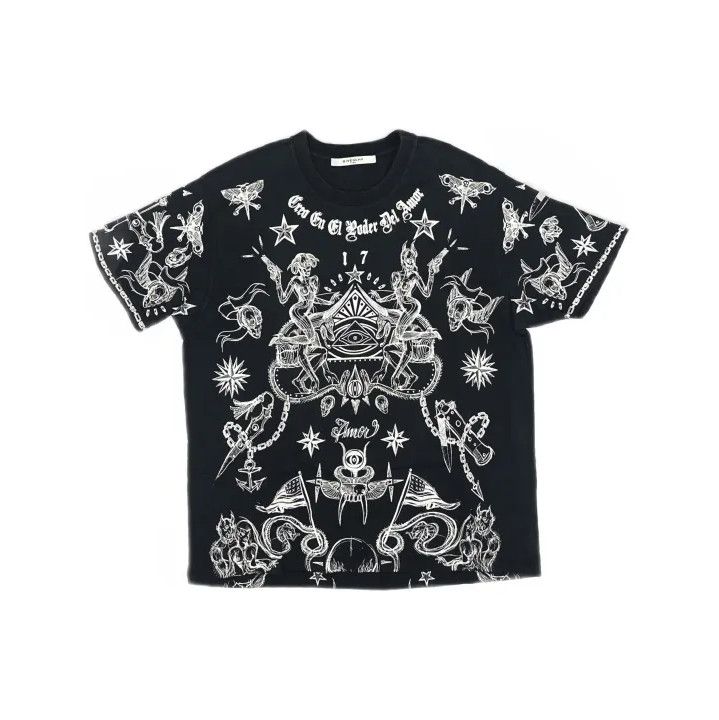 Givenchy Givenchy Printed Short Sleeve Casual T-Shirt Size US XXS / EU 40 - 2 Thumbnail