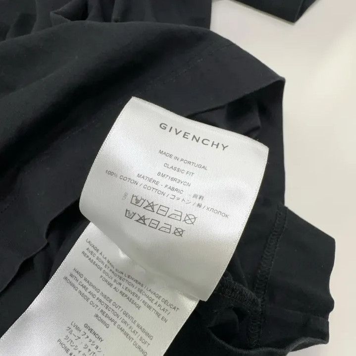 Givenchy Givenchy SS23 Men's Solid Round Neck Short-Sleeve T-Shirt Size US XXL / EU 58 / 5 - 4 Thumbnail