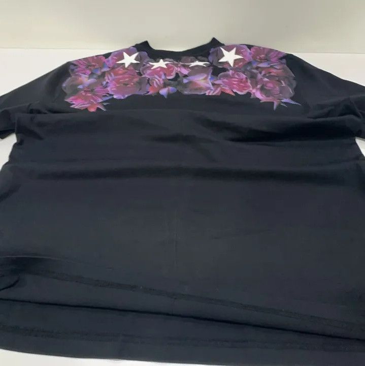 Givenchy Floral Star Print Short Sleeve T-Shirt