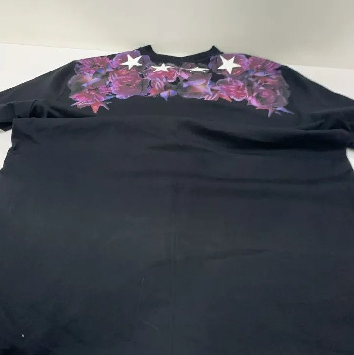 Givenchy Floral Star Print Short Sleeve T-Shirt