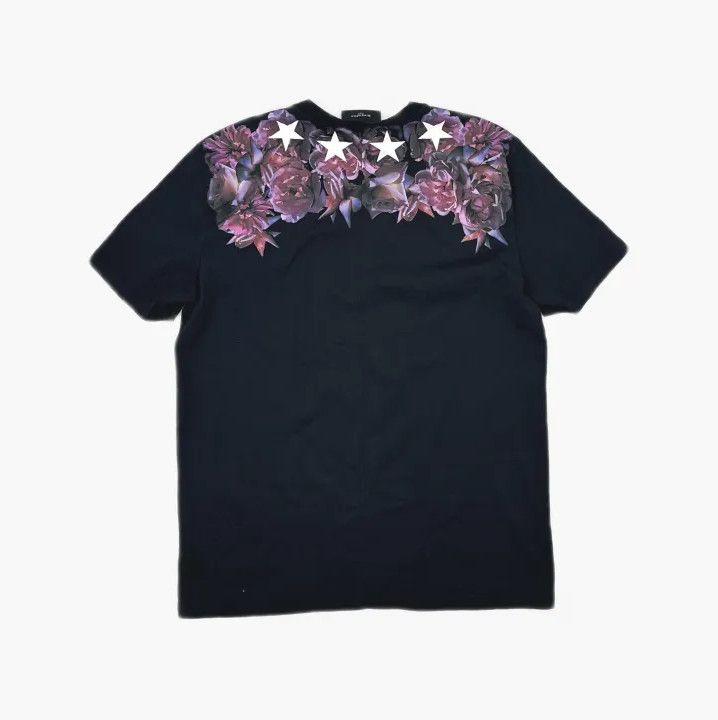 Givenchy Floral Star Print Short Sleeve T-Shirt