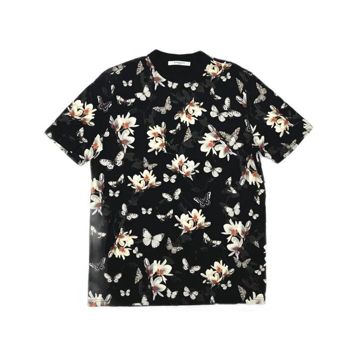 Givenchy Givenchy Floral Butterfly Print Short-Sleeve T-Shirt Size US S / EU 44-46 / 1 - 2 Thumbnail