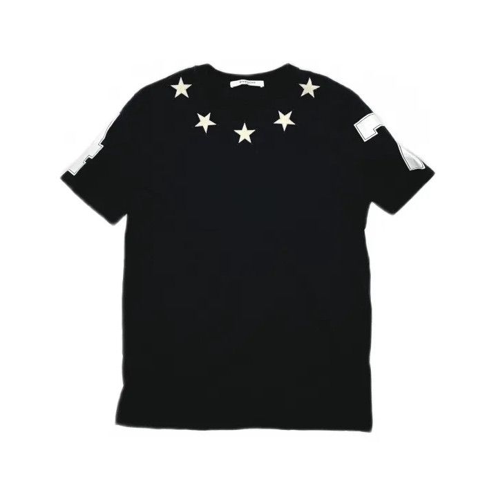 Givenchy Givenchy Star Print Black Short Sleeve T-Shirt Size US XL / EU 56 / 4 - 2 Thumbnail