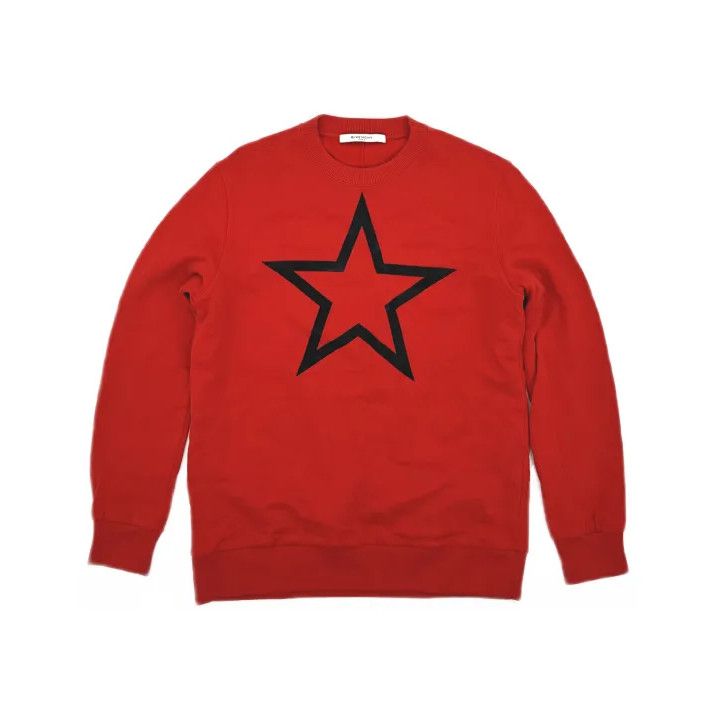 Givenchy Givenchy Red Star Print Casual Crewneck Sweatshirt Size US S / EU 44-46 / 1 - 2 Thumbnail