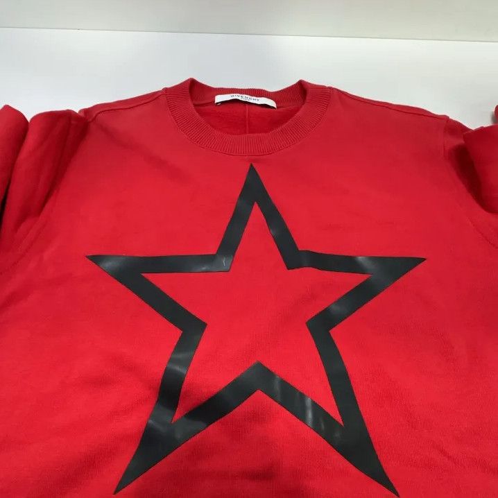 Givenchy Givenchy Red Star Print Casual Crewneck Sweatshirt Size US S / EU 44-46 / 1 - 6 Thumbnail