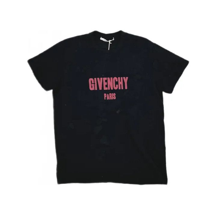 Givenchy Givenchy Hole Letter Print Unisex Short-Sleeve T-Shirt Size US XXS / EU 40 - 2 Thumbnail