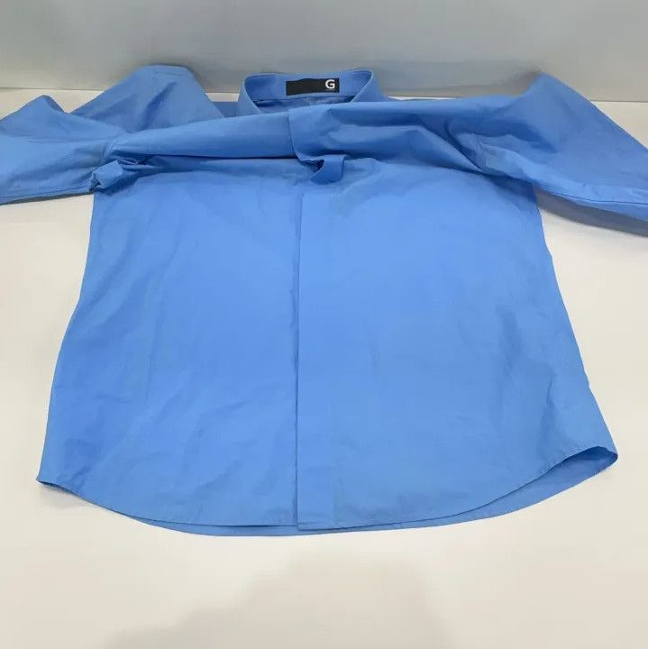 Givenchy Givenchy Men's Solid Single-Button Long-Sleeve Shirt Size US M / EU 48-50 / 2 - 11 Thumbnail