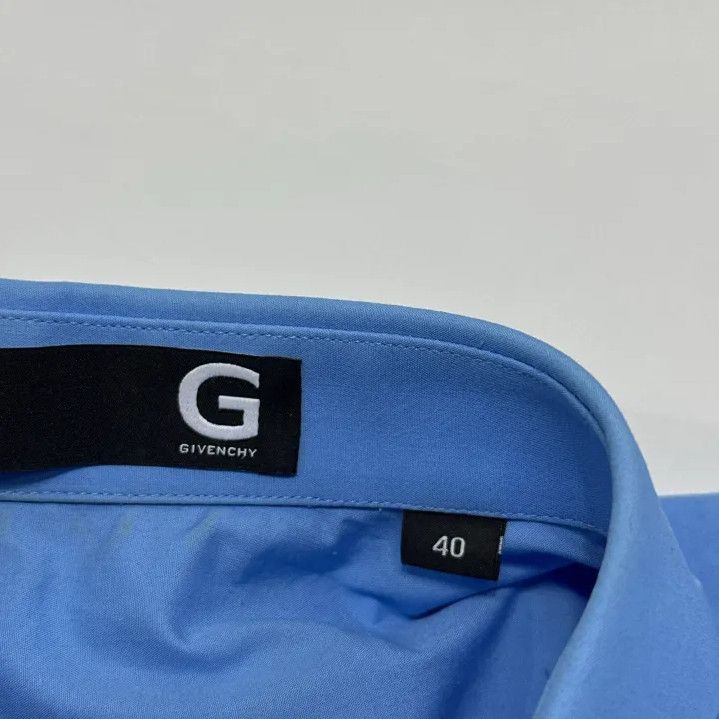 Givenchy Givenchy Men's Solid Single-Button Long-Sleeve Shirt Size US M / EU 48-50 / 2 - 6 Thumbnail