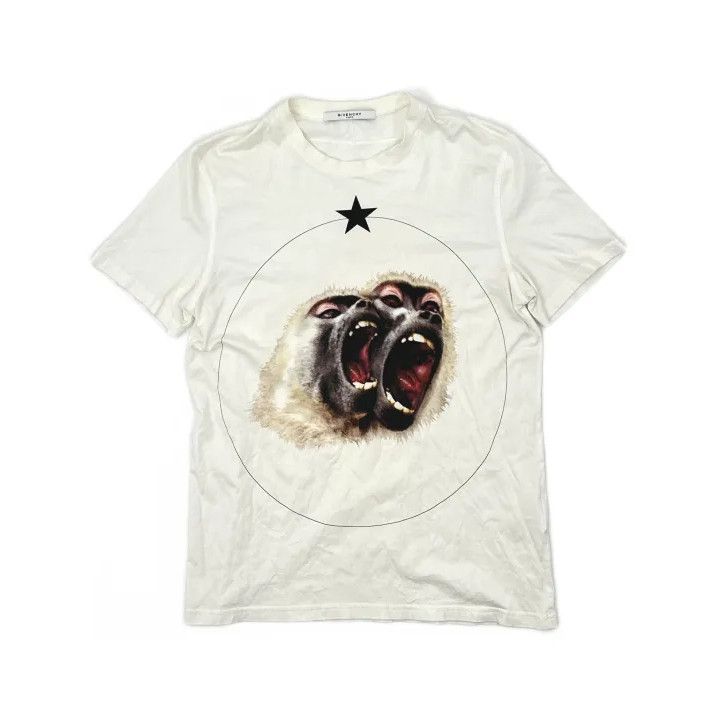 Givenchy Givenchy Monkey Head Print Short Sleeve Shirt Size US L / EU 52-54 / 3 - 2 Thumbnail