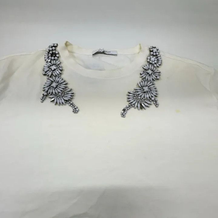 Givenchy Givenchy Embroidered Collar Short Sleeve Shirt Size US S / EU 44-46 / 1 - 9 Thumbnail