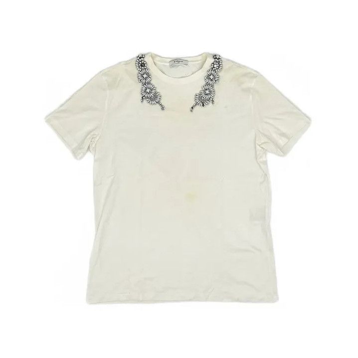 Givenchy Givenchy Embroidered Collar Short Sleeve Shirt Size US S / EU 44-46 / 1 - 2 Thumbnail