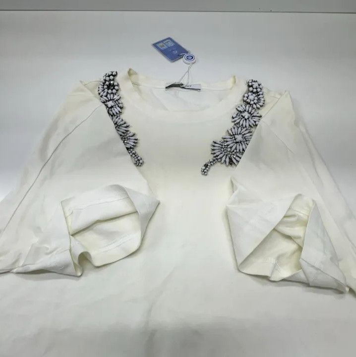 Givenchy Givenchy Embroidered Collar Short Sleeve Shirt Size US S / EU 44-46 / 1 - 13 Thumbnail