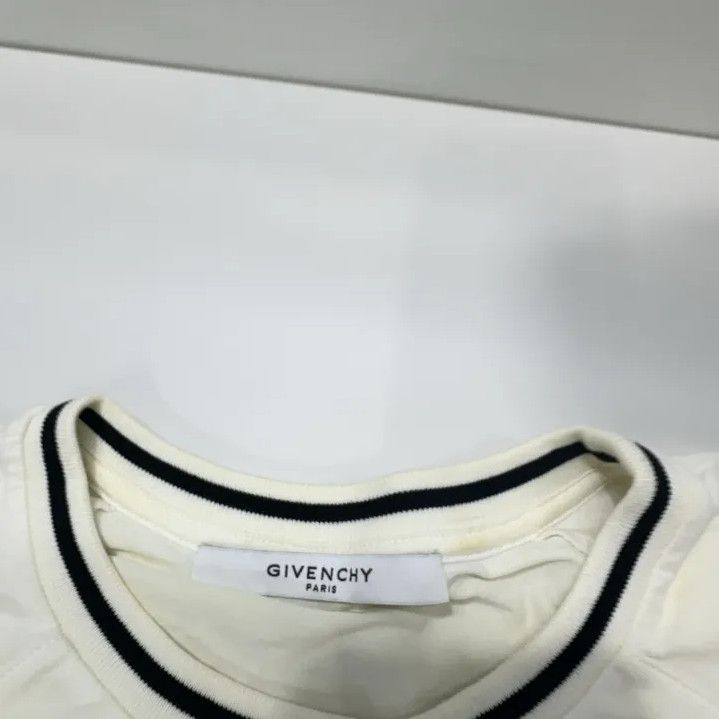 Givenchy Givenchy Striped Logo Embroidered Short Sleeve T-Shirt Size US L / EU 52-54 / 3 - 5 Thumbnail