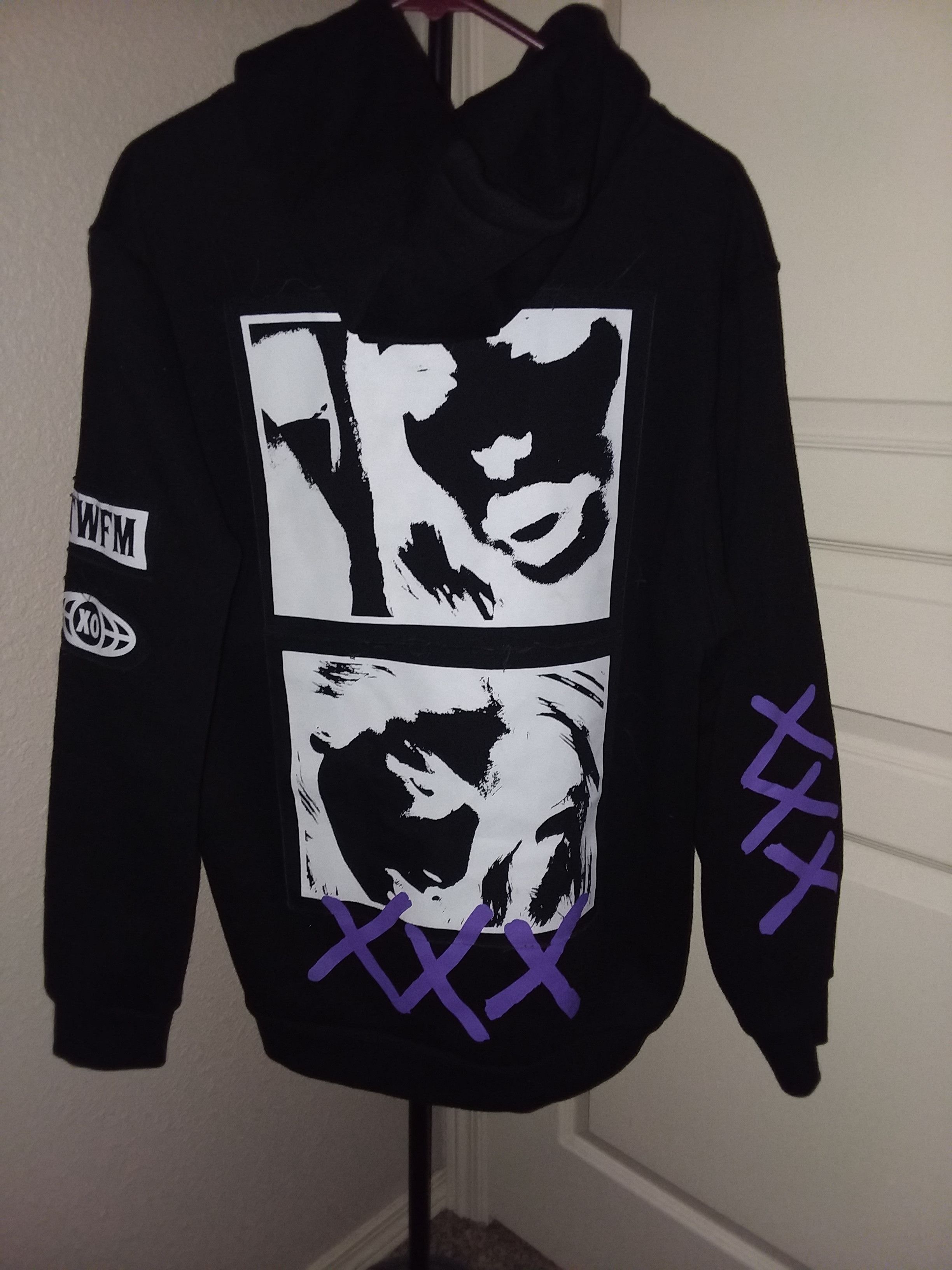 The Weeknd The Weeknd Xo Hoodie Rare Xxx Purple And Black From 003 Drop