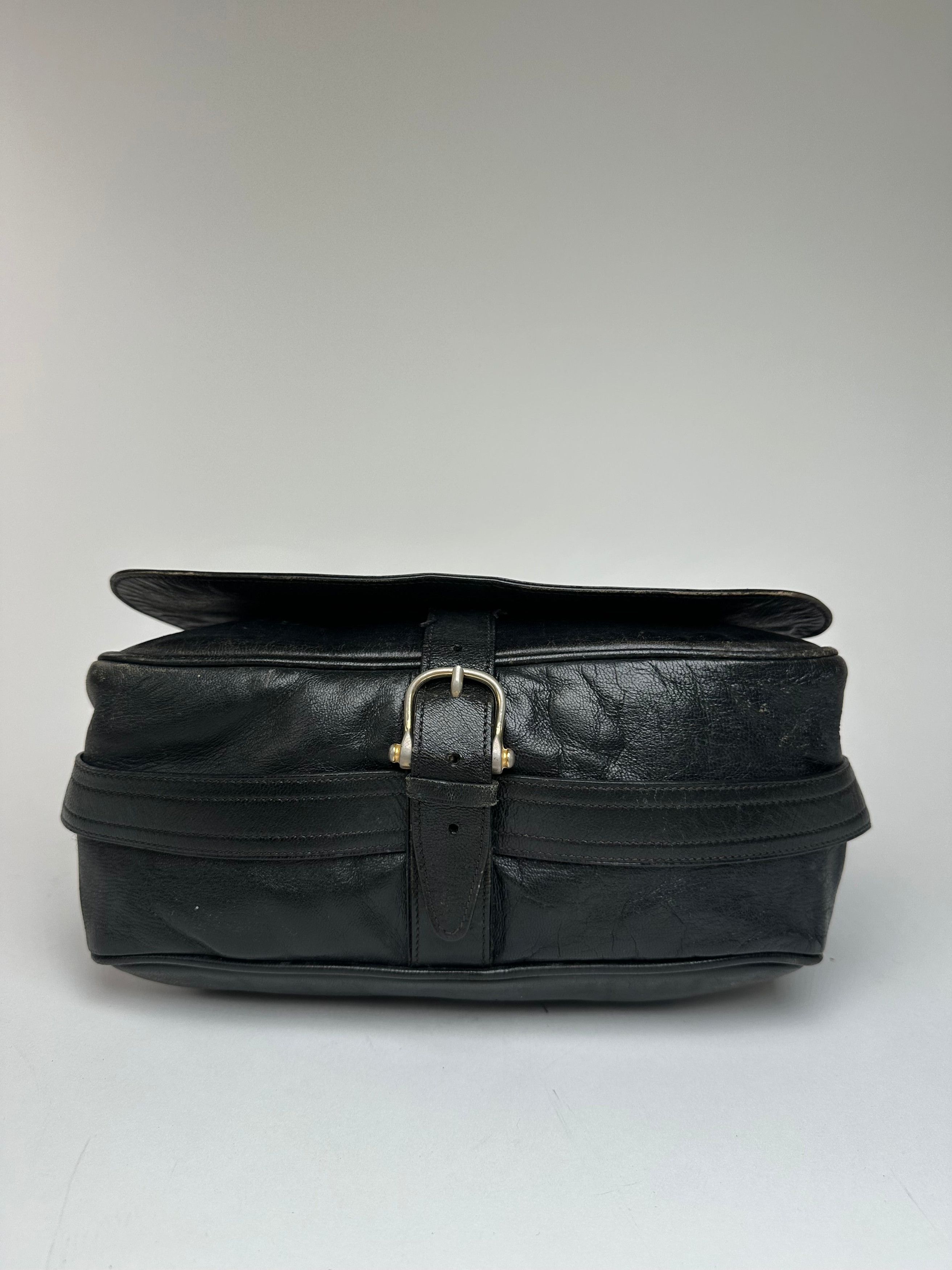 Celine Vintage Paris Multiway Leather Handbag Black Size ONE SIZE - 13 Thumbnail