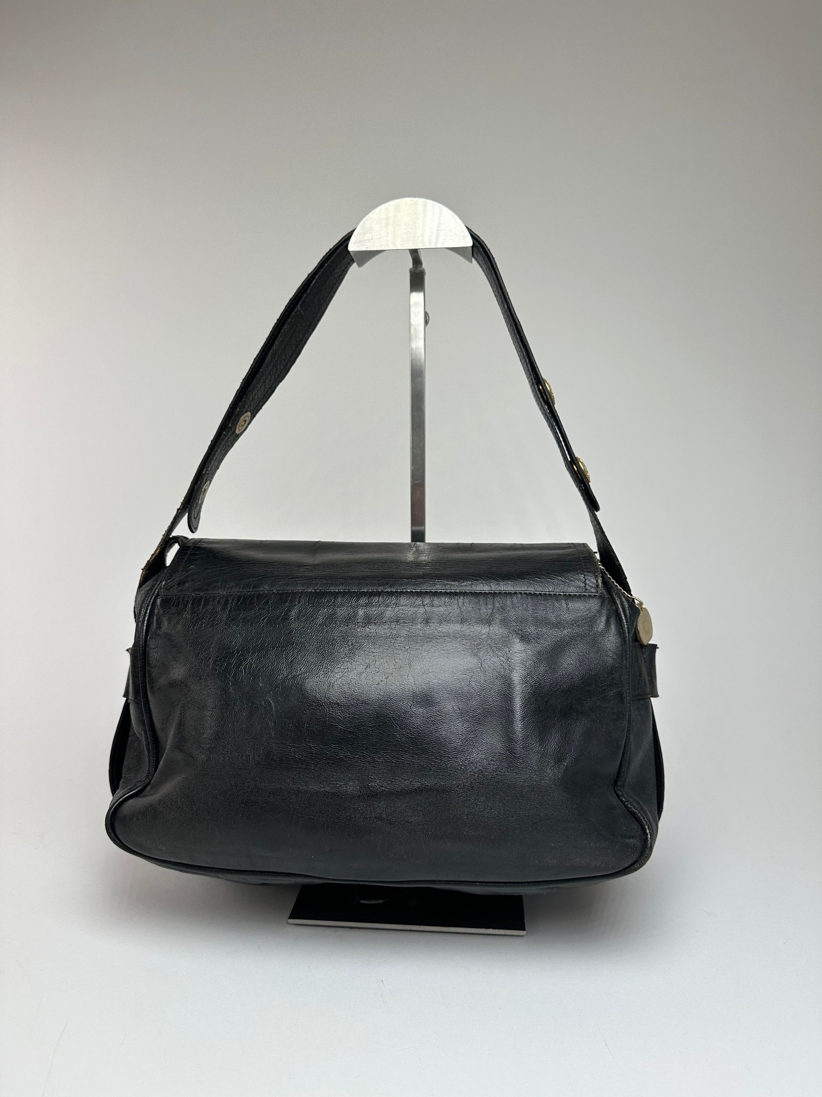 Celine Vintage Paris Multiway Leather Handbag Black Size ONE SIZE - 2 Thumbnail