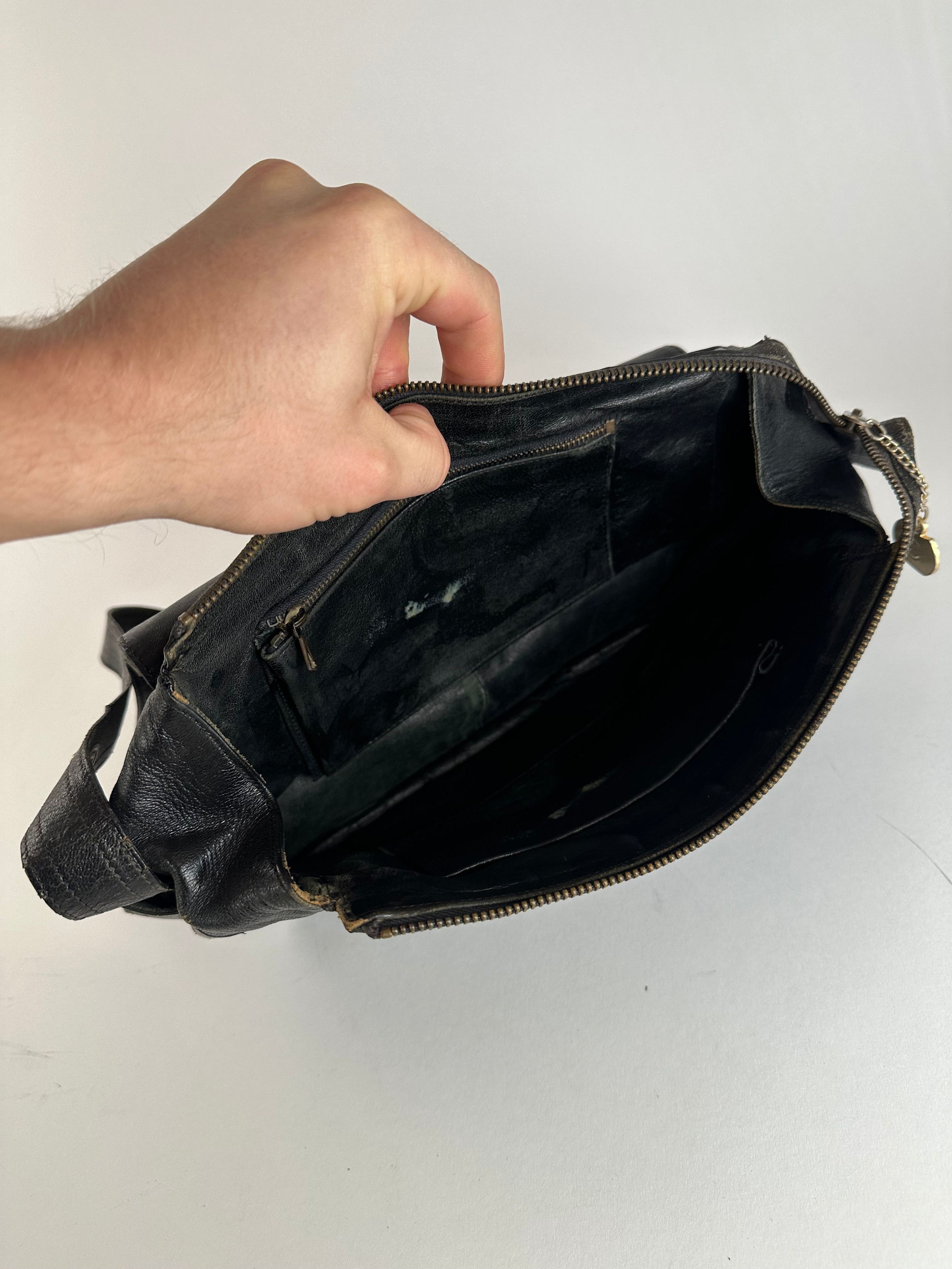 Celine Vintage Paris Multiway Leather Handbag Black Size ONE SIZE - 7 Thumbnail