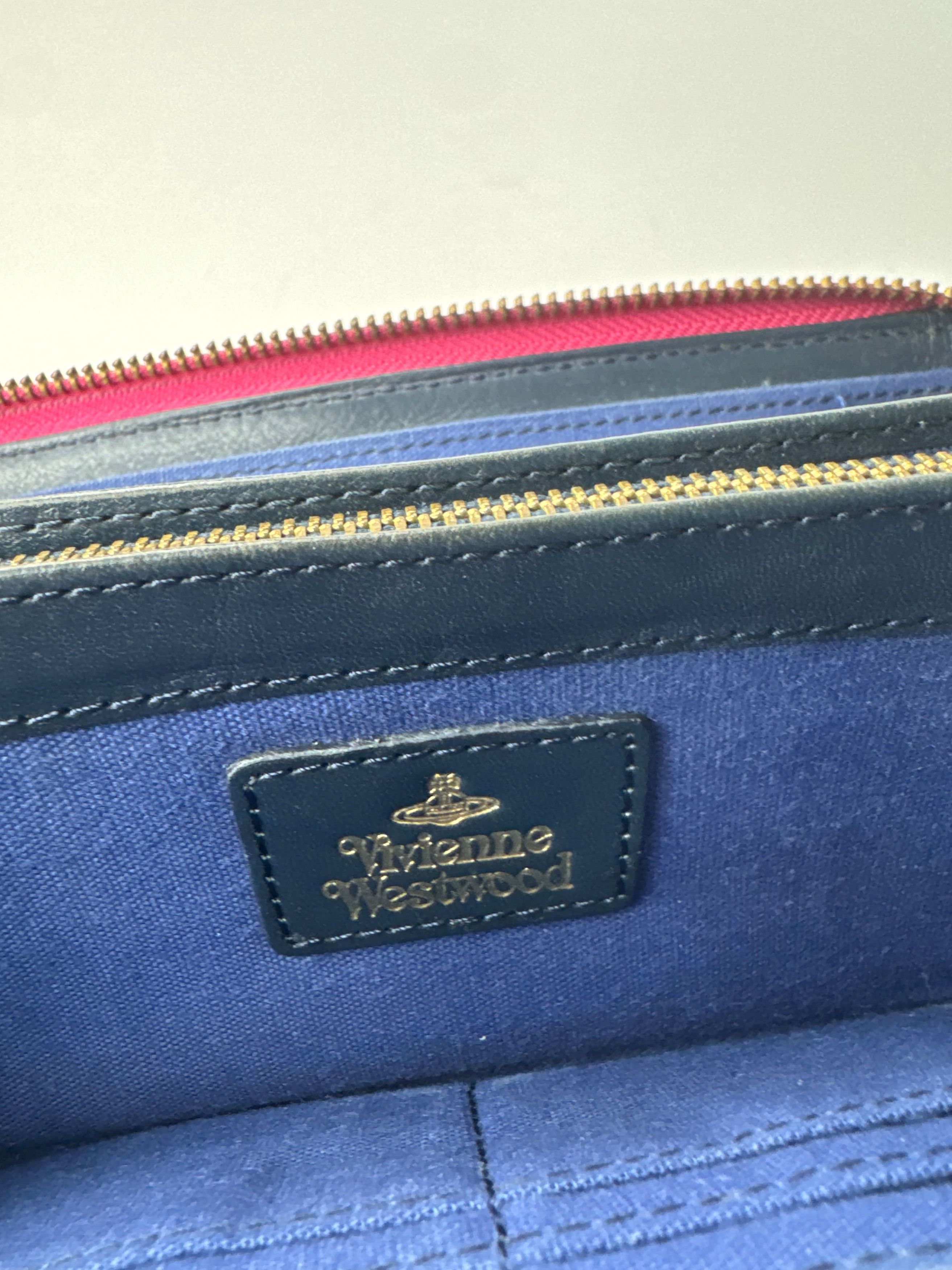 Vivienne Westwood Vintage Leather Zippy Crocodile Emblossed Leather Wallet Pin Size ONE SIZE - 6 Thumbnail