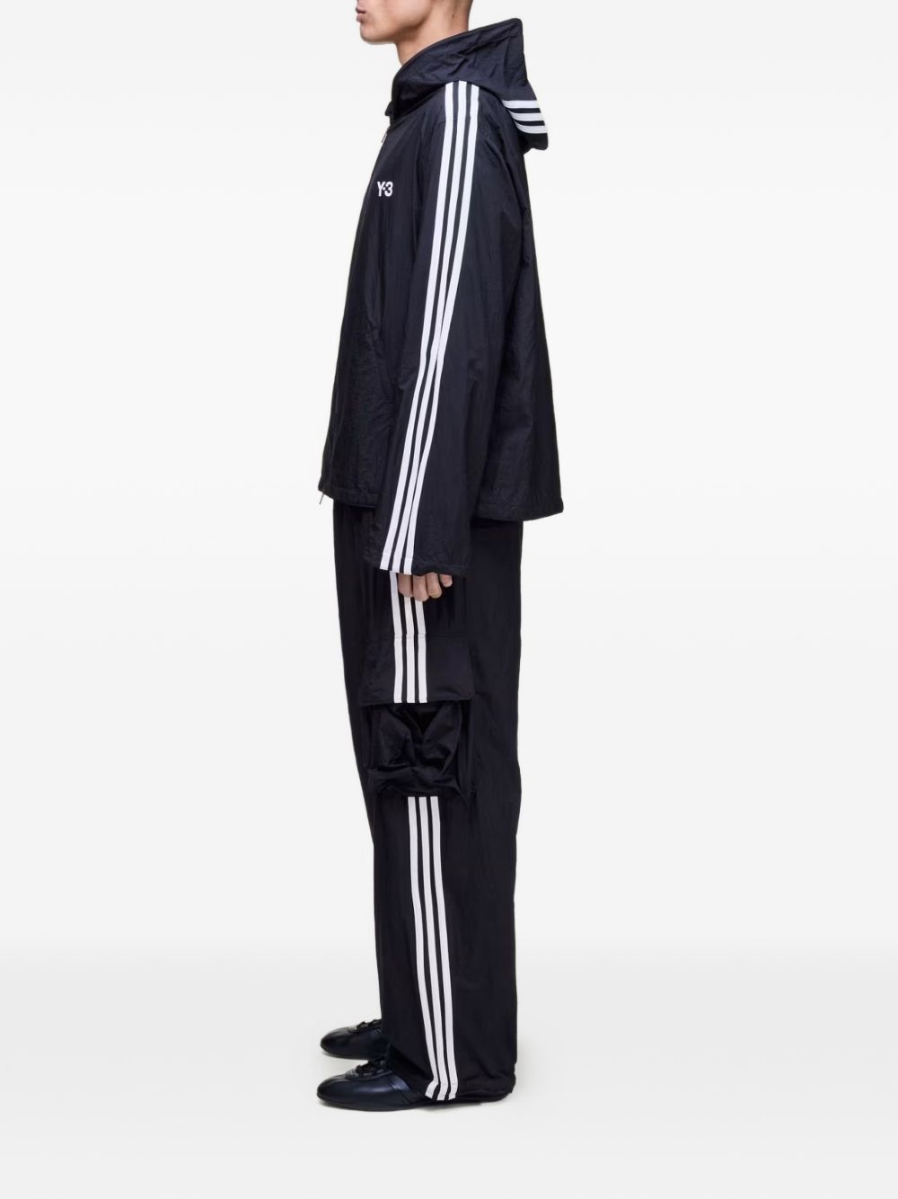 Y-3 LOGO ZIPPED HOODIE Size US XL / EU 56 / 4 - 5 Thumbnail