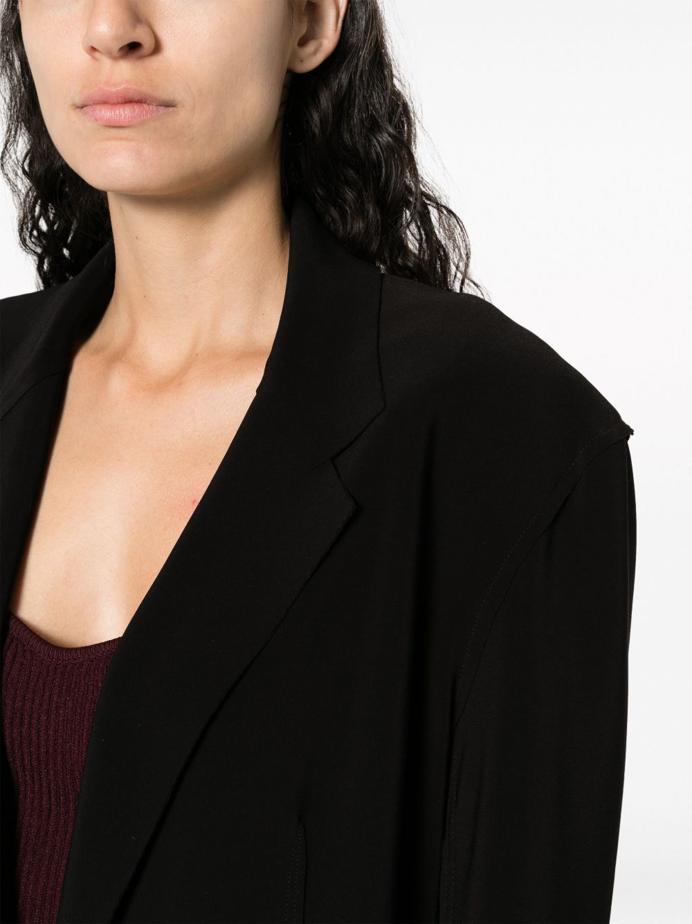 Norma Kamali OVERSIZED SINGLE-BREASTED COAT Size XXS / US 00 / IT 34 - 5 Thumbnail