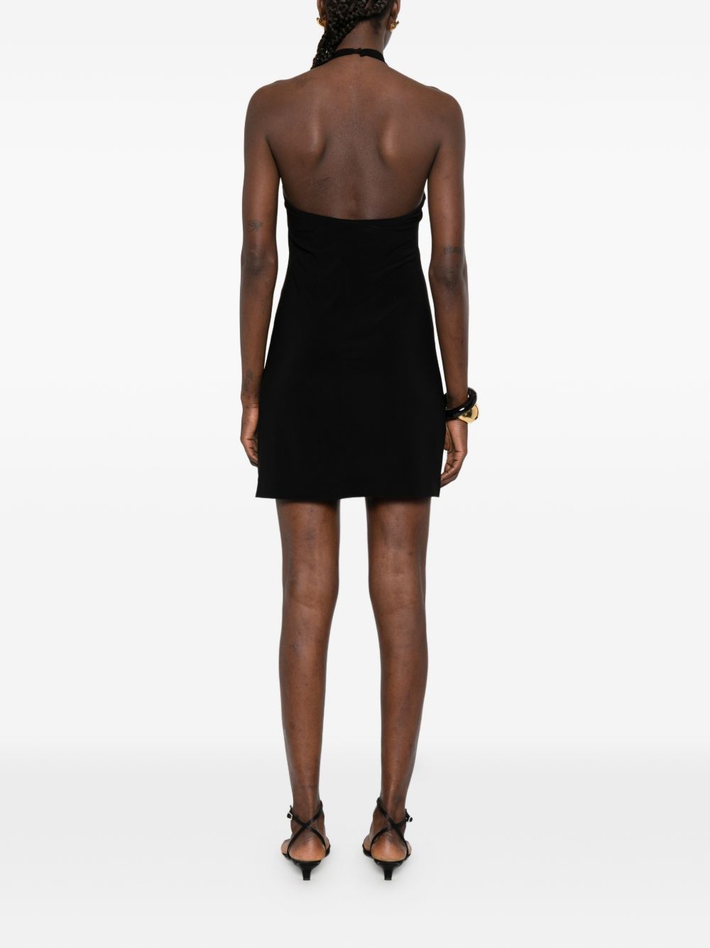 Norma Kamali HALTERNECK MINI DRESS Size XS / US 0-2 / IT 36-38 - 2 Thumbnail