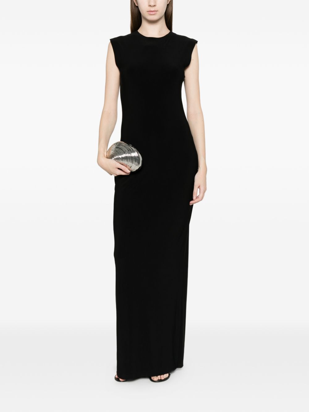 Norma Kamali SLEEVELESS LONG DRESS Size XS / US 0-2 / IT 36-38 - 3 Thumbnail