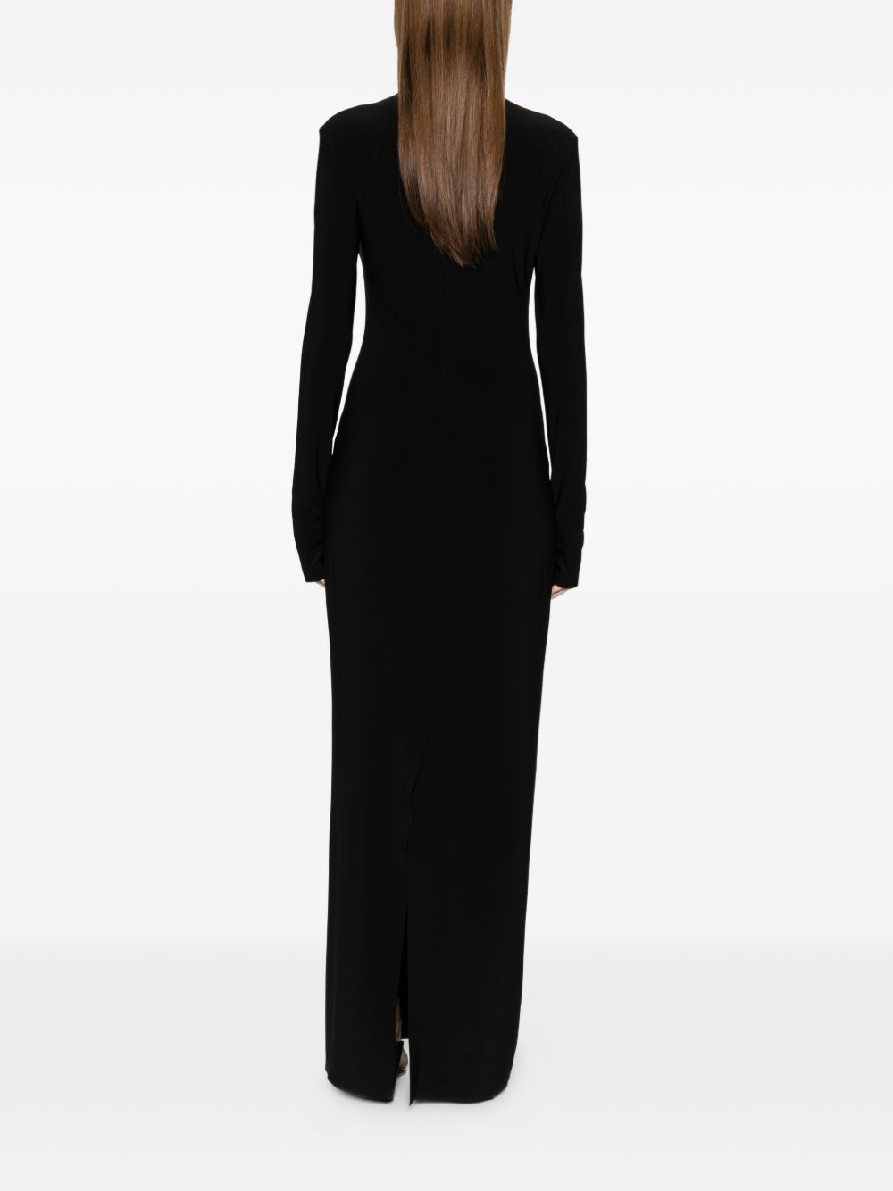 Norma Kamali TURTLE-NECK LONG DRESS Size XS / US 0-2 / IT 36-38 - 2 Thumbnail