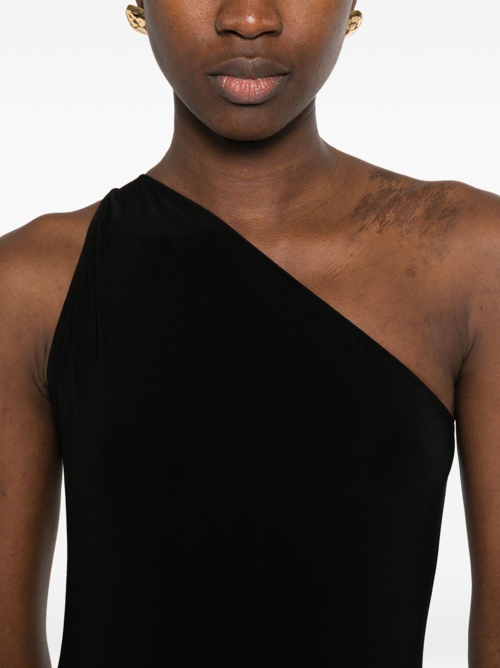 Norma Kamali ONE-SHOULDER MINI DRESS Size S / US 4 / IT 40 - 4 Thumbnail