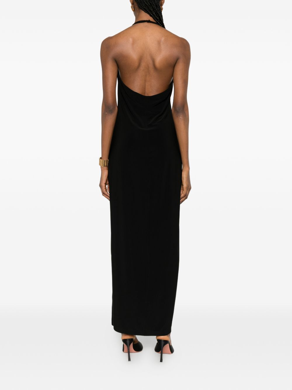 Norma Kamali SIDE SLIT LONG DRESS Size S / US 4 / IT 40 - 3 Thumbnail