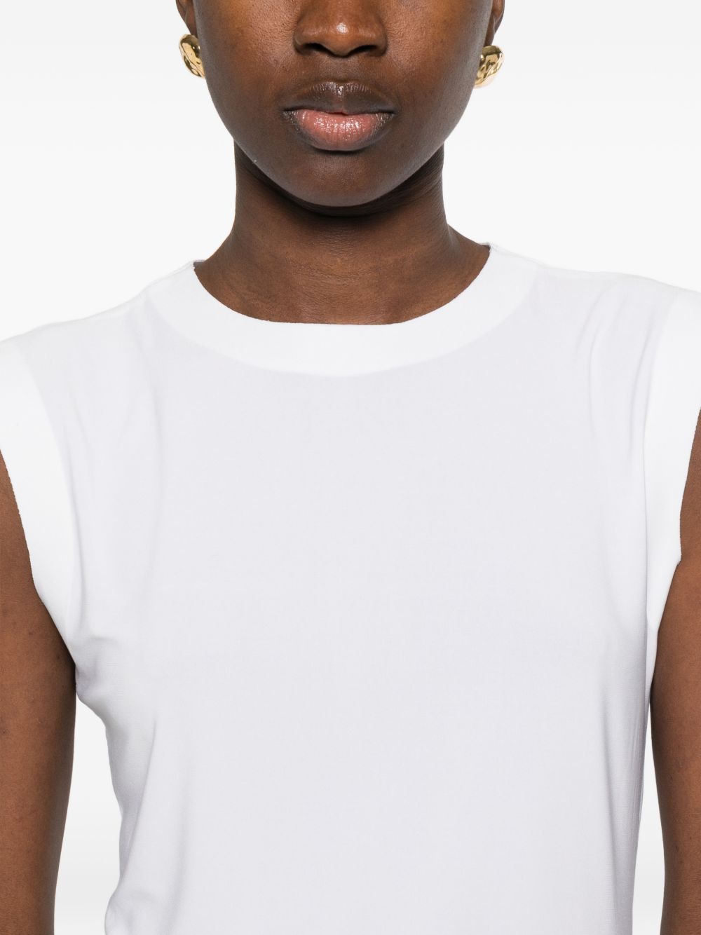 Norma Kamali SLEEVELESS TOP Size S / US 4 / IT 40 - 2 Thumbnail