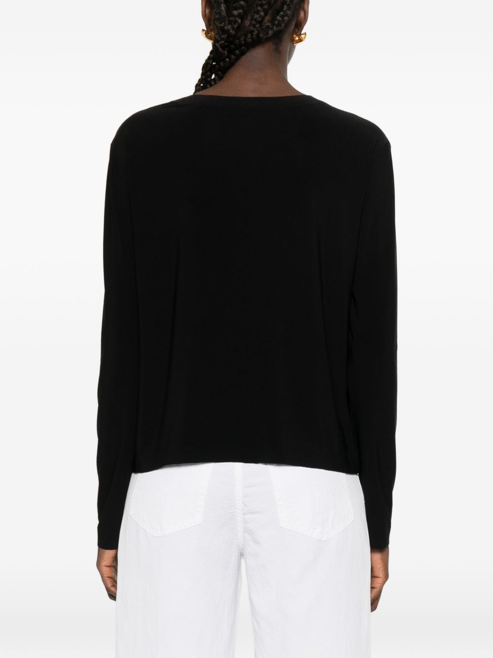 Norma Kamali LONG-SLEEVES TOP Size M / US 6-8 / IT 42-44 - 4 Thumbnail