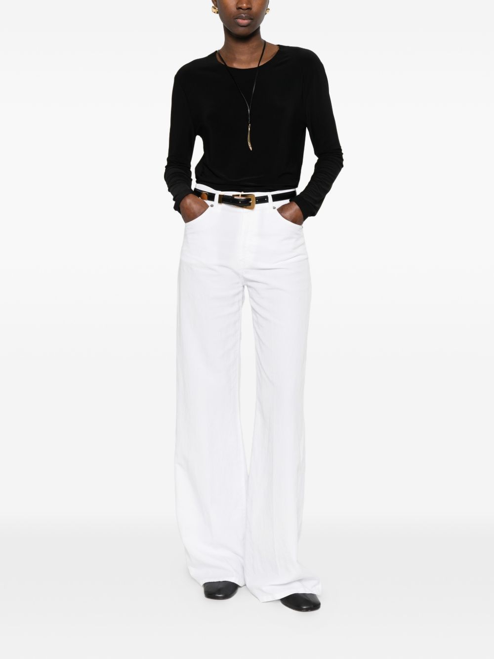 Norma Kamali LONG-SLEEVES TOP Size M / US 6-8 / IT 42-44 - 5 Thumbnail