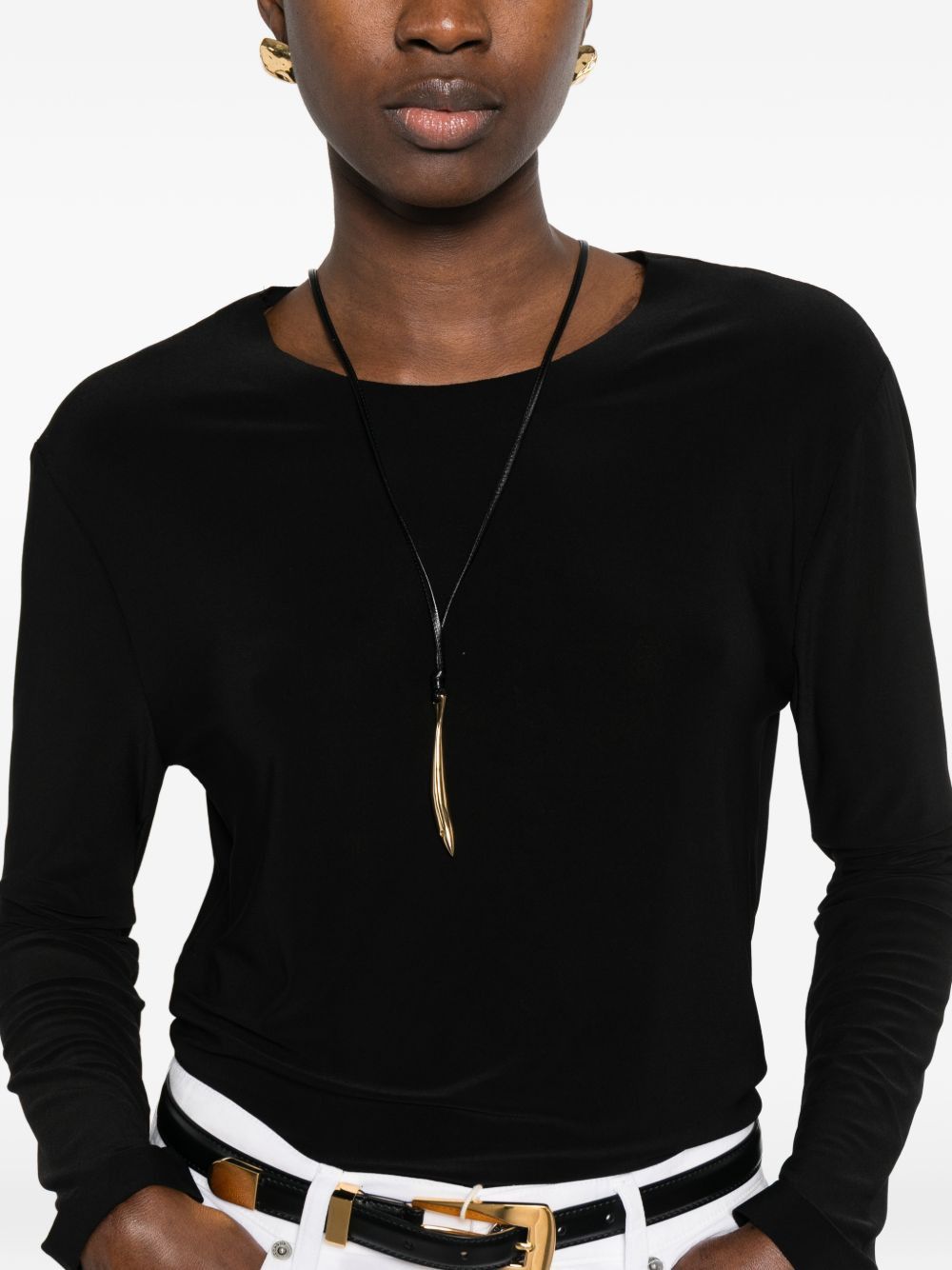 Norma Kamali LONG-SLEEVES TOP Size S / US 4 / IT 40 - 3 Thumbnail