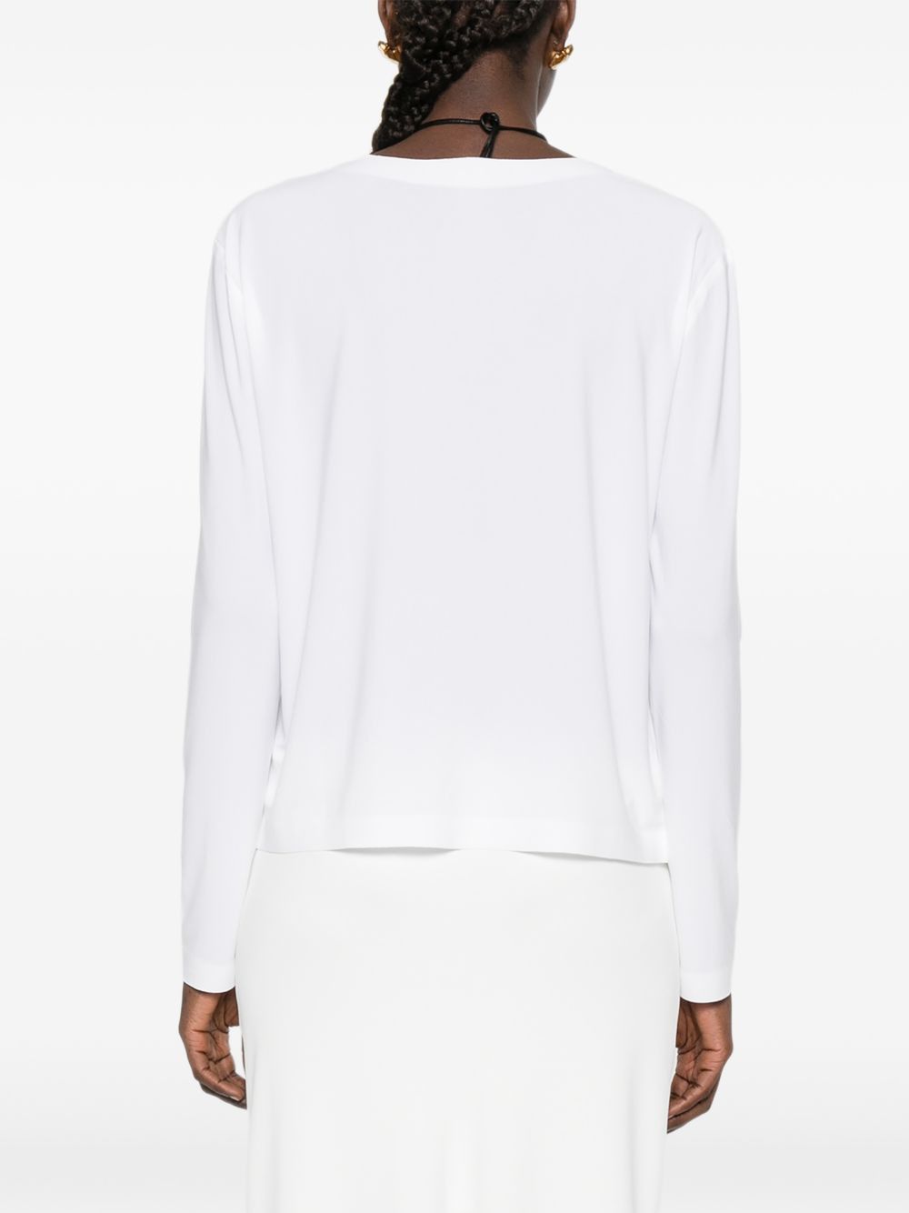 Norma Kamali LONG-SLEEVES TOP Size M / US 6-8 / IT 42-44 - 5 Thumbnail