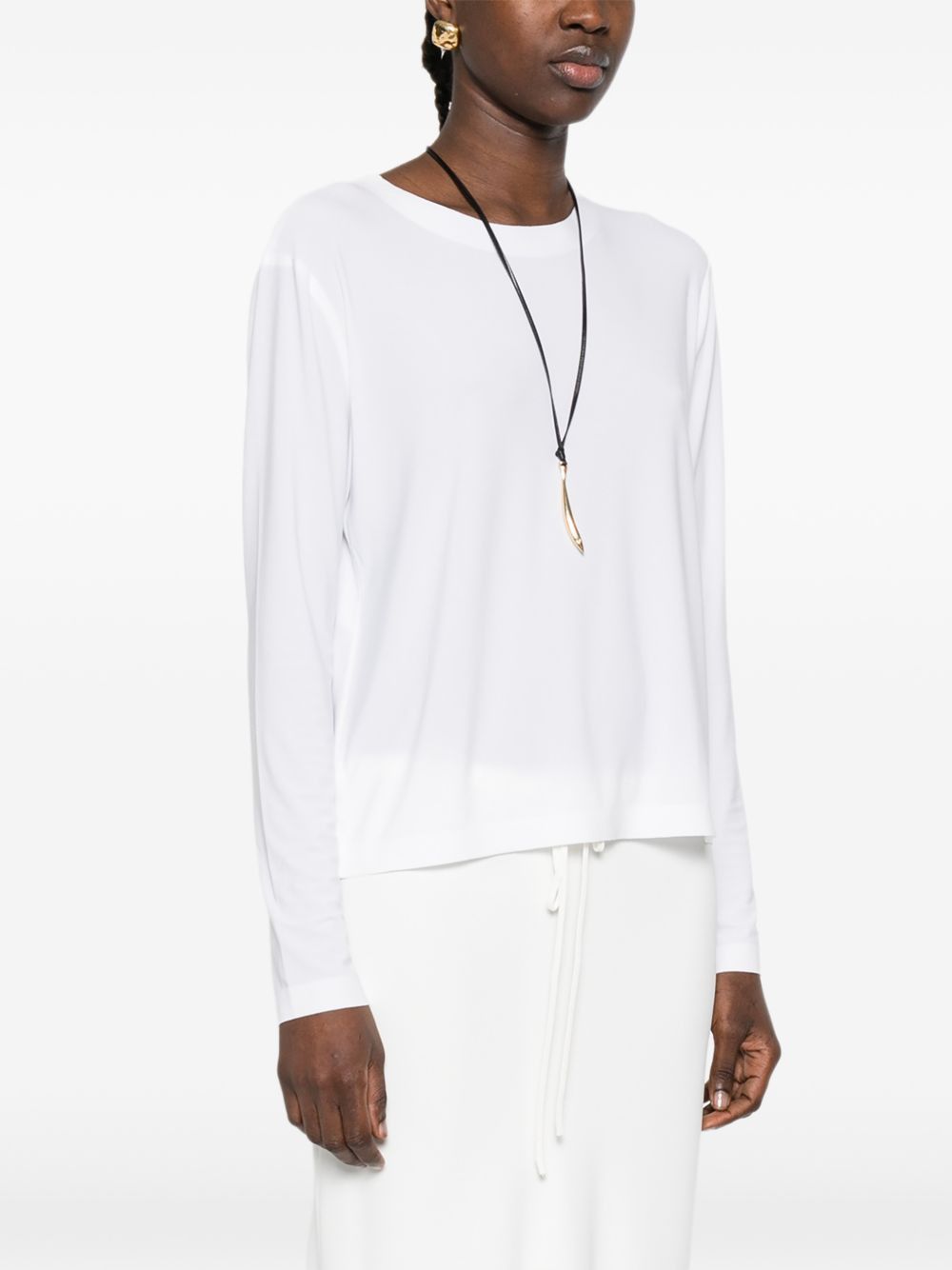 Norma Kamali LONG-SLEEVES TOP Size M / US 6-8 / IT 42-44 - 3 Thumbnail