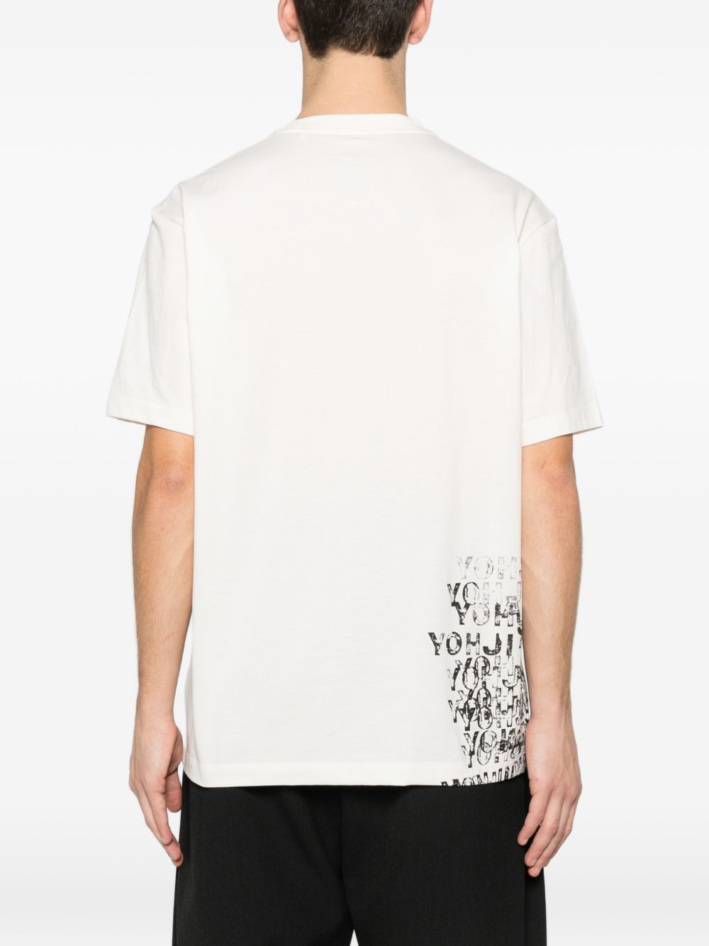 Y-3 PRINTED COTTON T-SHIRT Size US XL / EU 56 / 4 - 4 Thumbnail