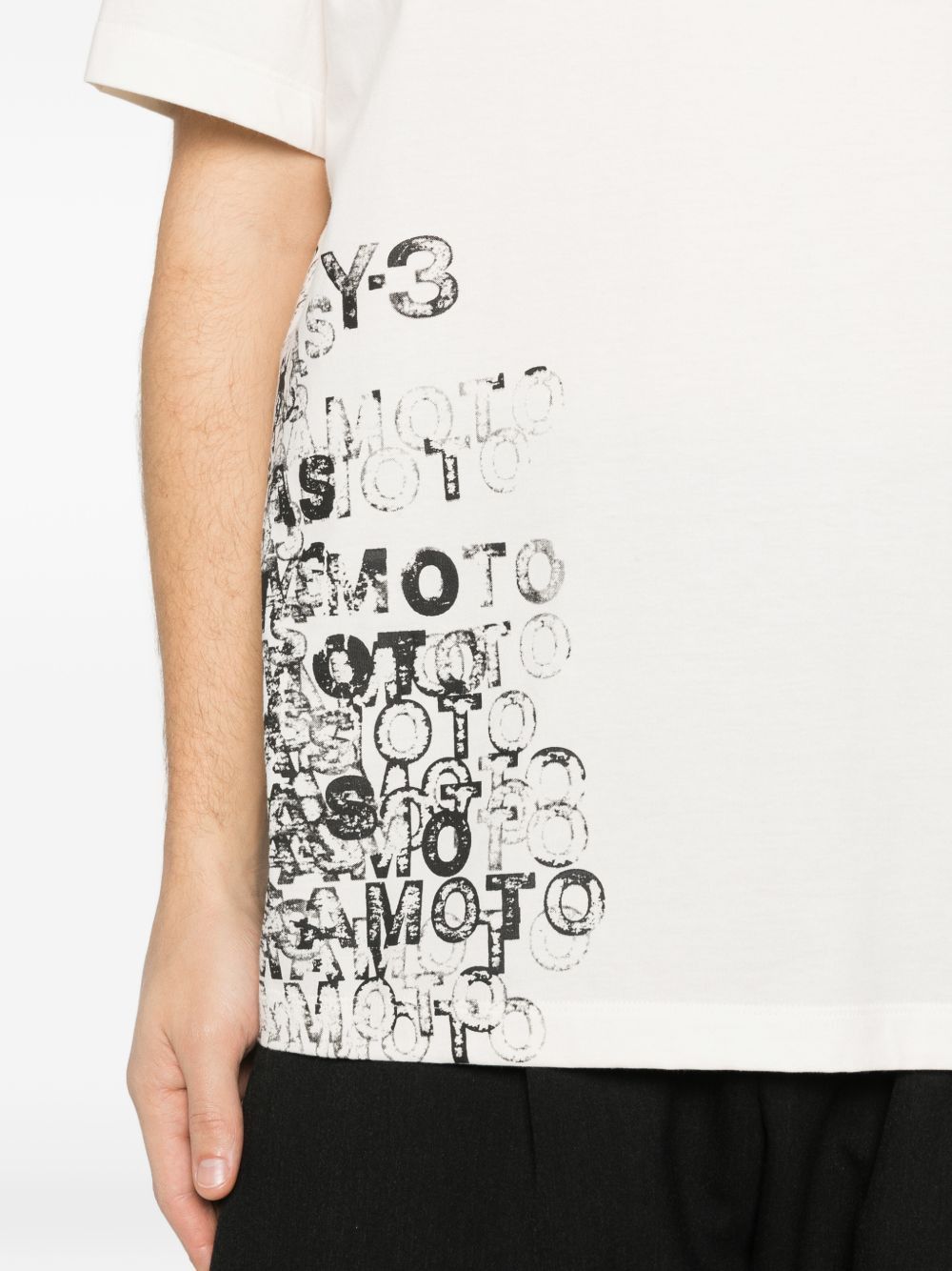 Y-3 PRINTED COTTON T-SHIRT Size US XL / EU 56 / 4 - 2 Thumbnail