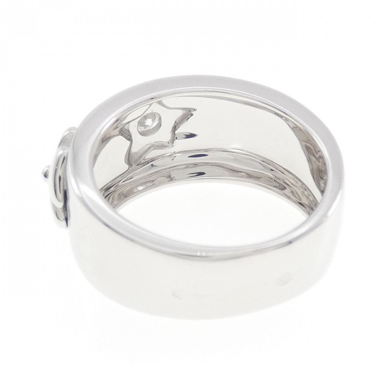 Chanel Chanel Three Symbols 750 White Gold Diamond Ring Precious Metal Ring DUTY FREE for USA