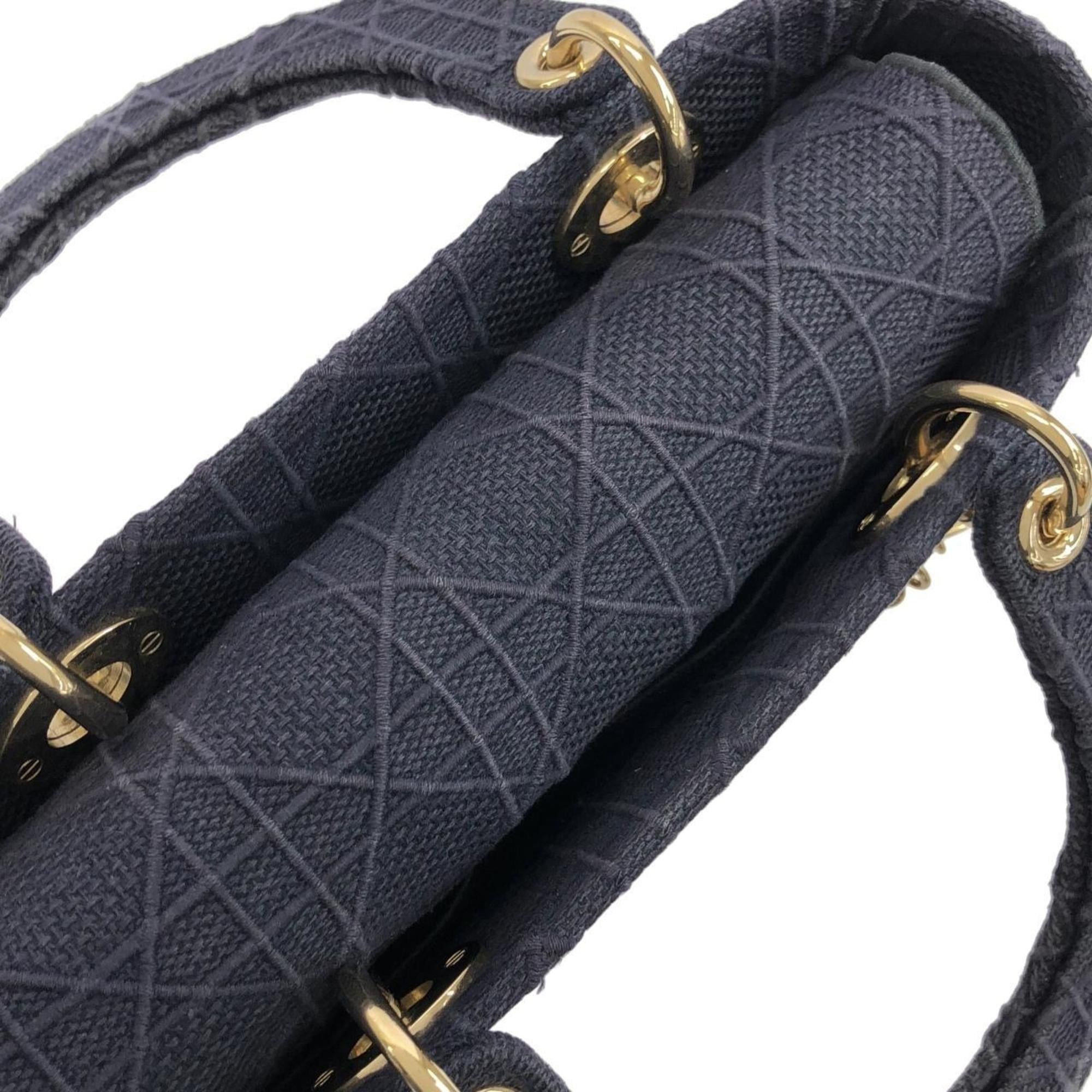 Dior Christian Dior Lady D-Light Medium M0565OREY Handbag Size ONE SIZE - 5 Thumbnail