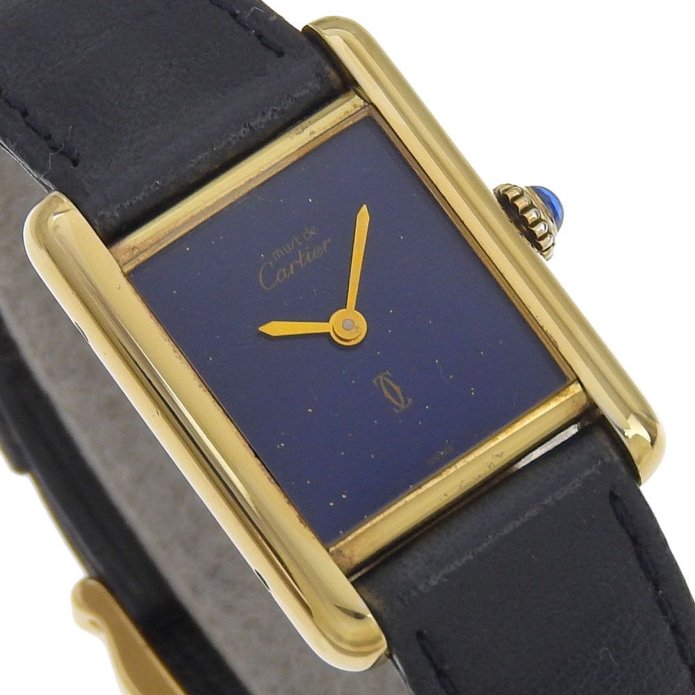 Cartier Cartier Cartier Must Tank Silver925 Watch Precious Metal Other DUTY FREE for USA Size ONE SIZE - 3 Thumbnail