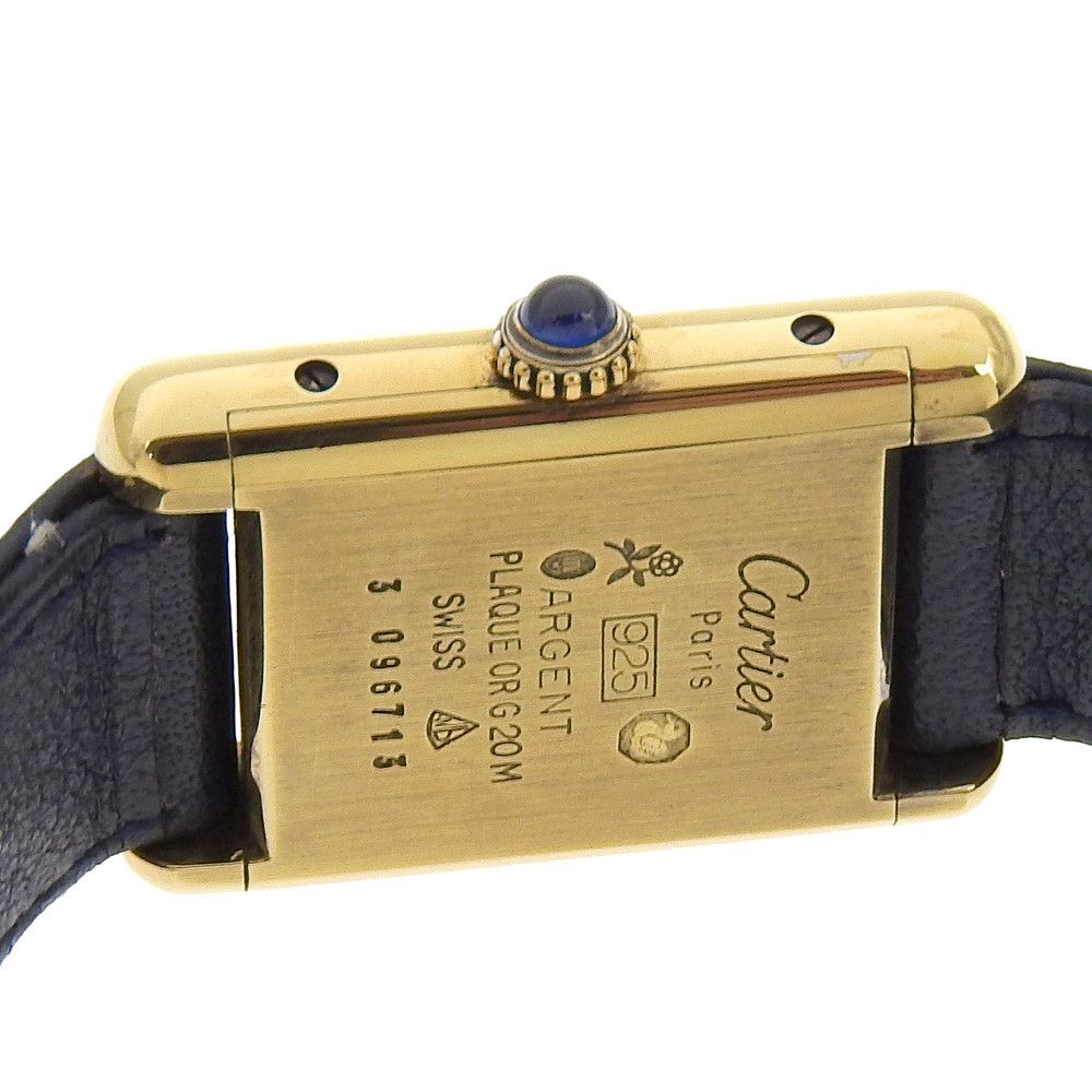 Cartier Cartier Cartier Must Tank Silver925 Watch Precious Metal Other DUTY FREE for USA Size ONE SIZE - 6 Thumbnail