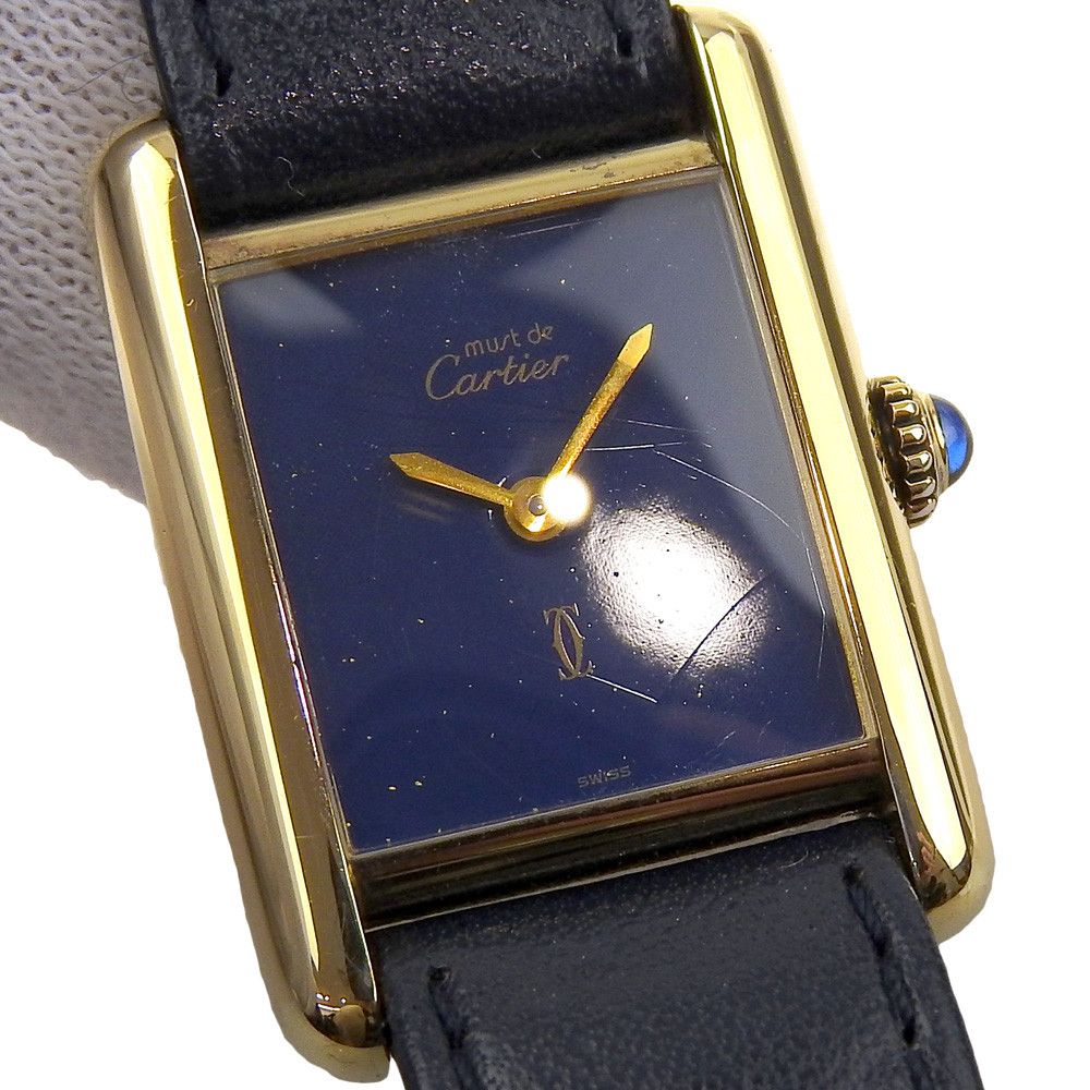 Cartier Cartier Cartier Must Tank Silver925 Watch Precious Metal Other DUTY FREE for USA Size ONE SIZE - 8 Thumbnail