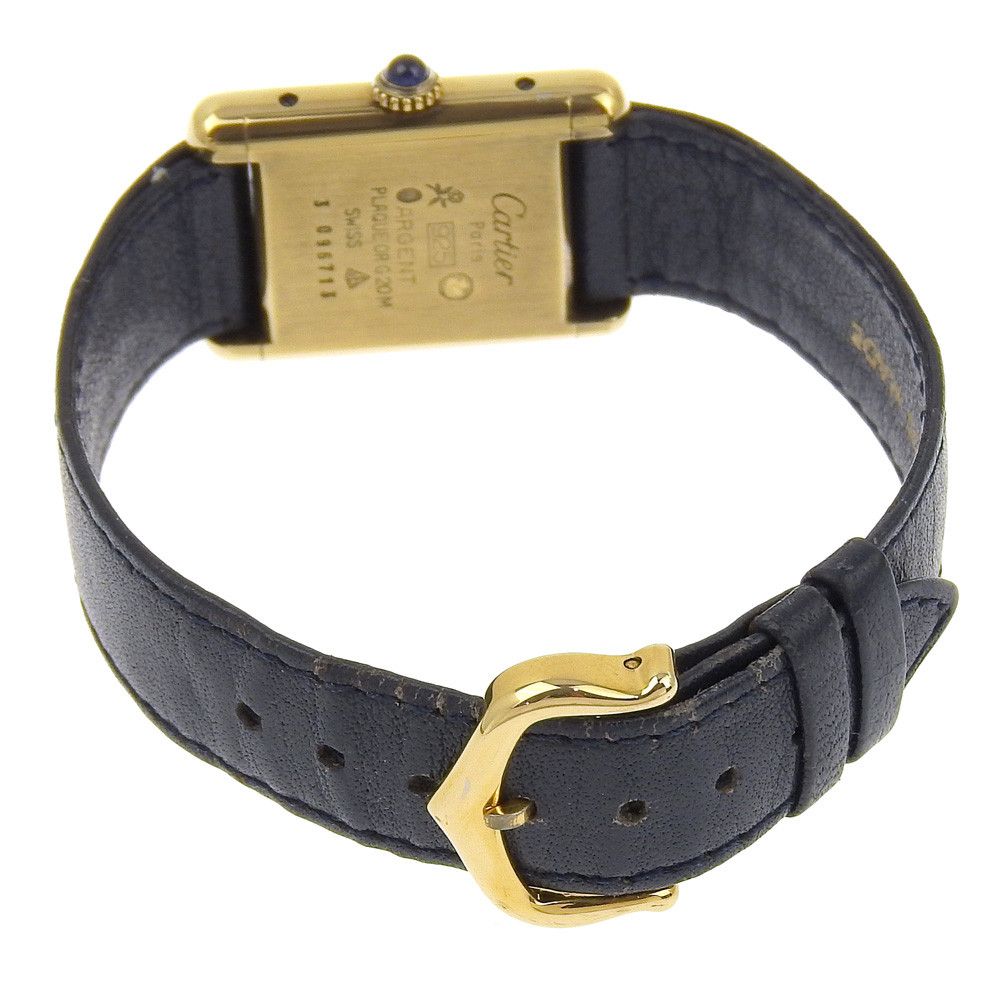 Cartier Cartier Cartier Must Tank Silver925 Watch Precious Metal Other DUTY FREE for USA Size ONE SIZE - 5 Thumbnail