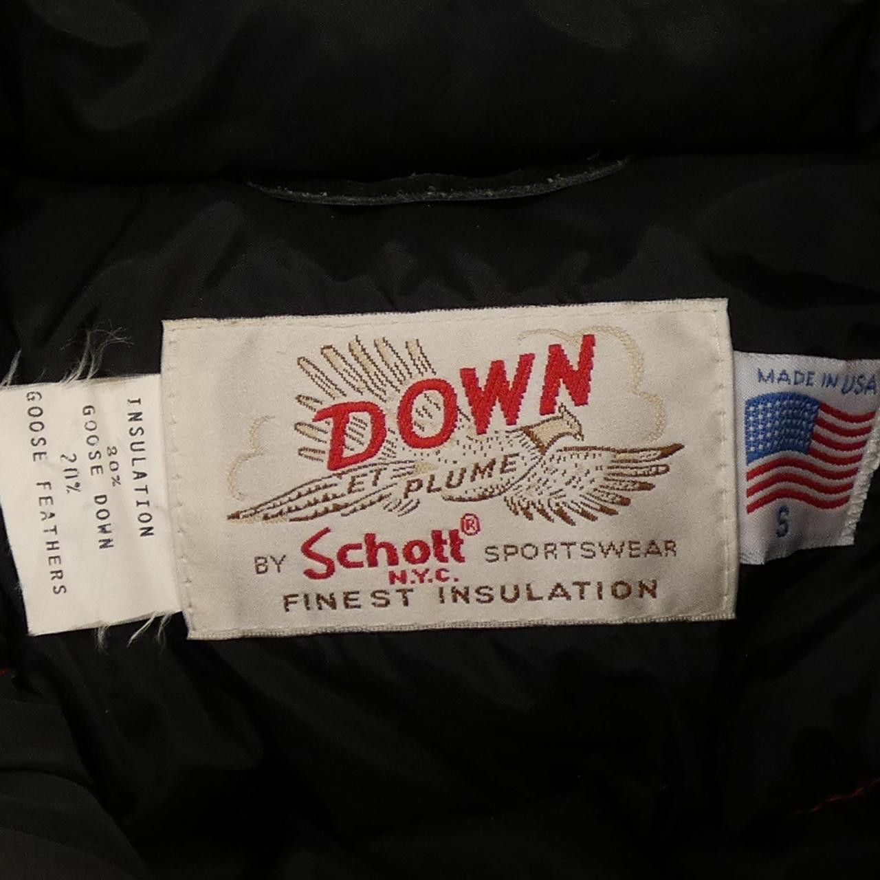 Other Other Schott Down Jacket Textile Outerwear DUTY FREE for USA Size ONE SIZE - 4 Thumbnail