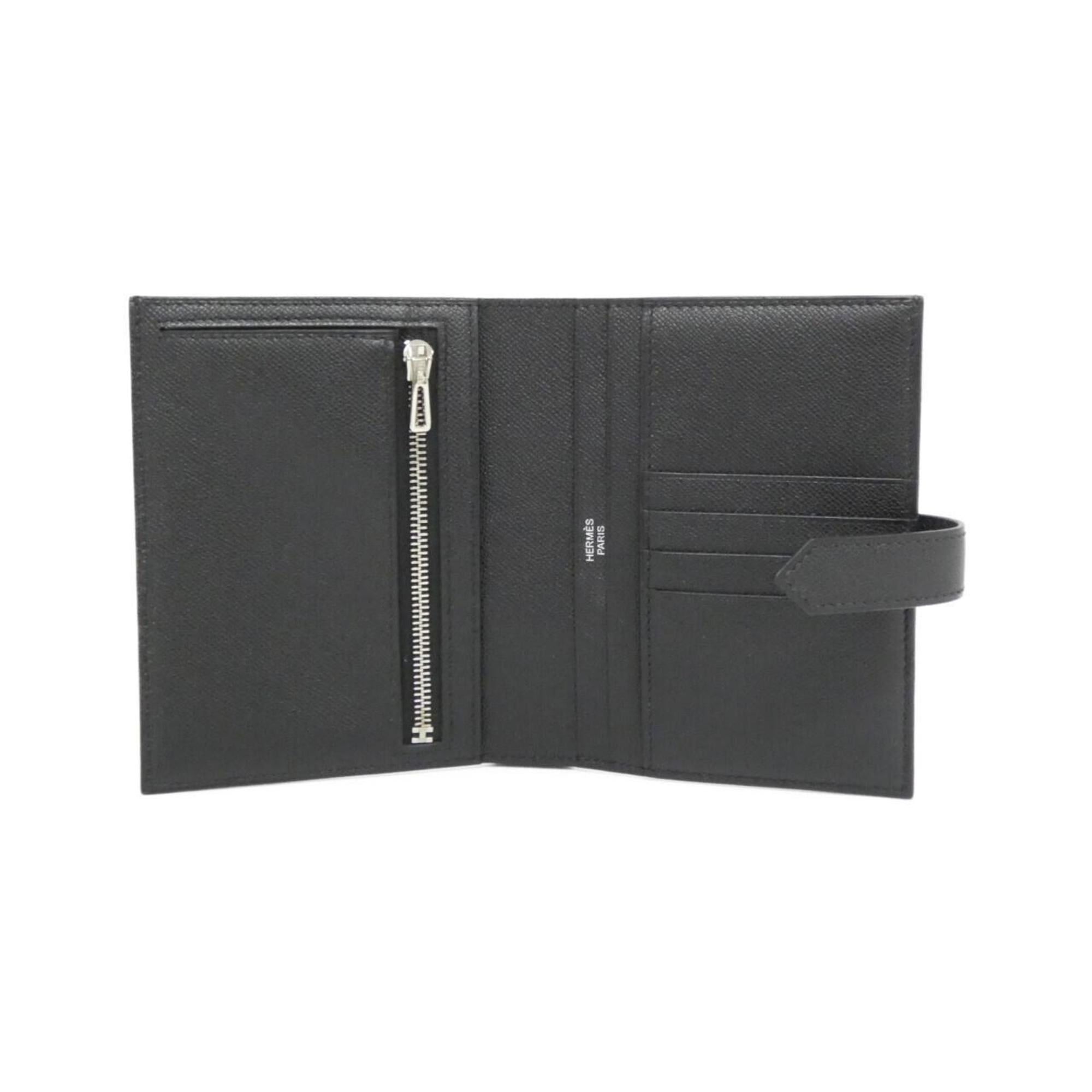 Hermes Hermes Bearn Compact Monochrome Wallet 085916CH Size ONE SIZE - 4 Thumbnail