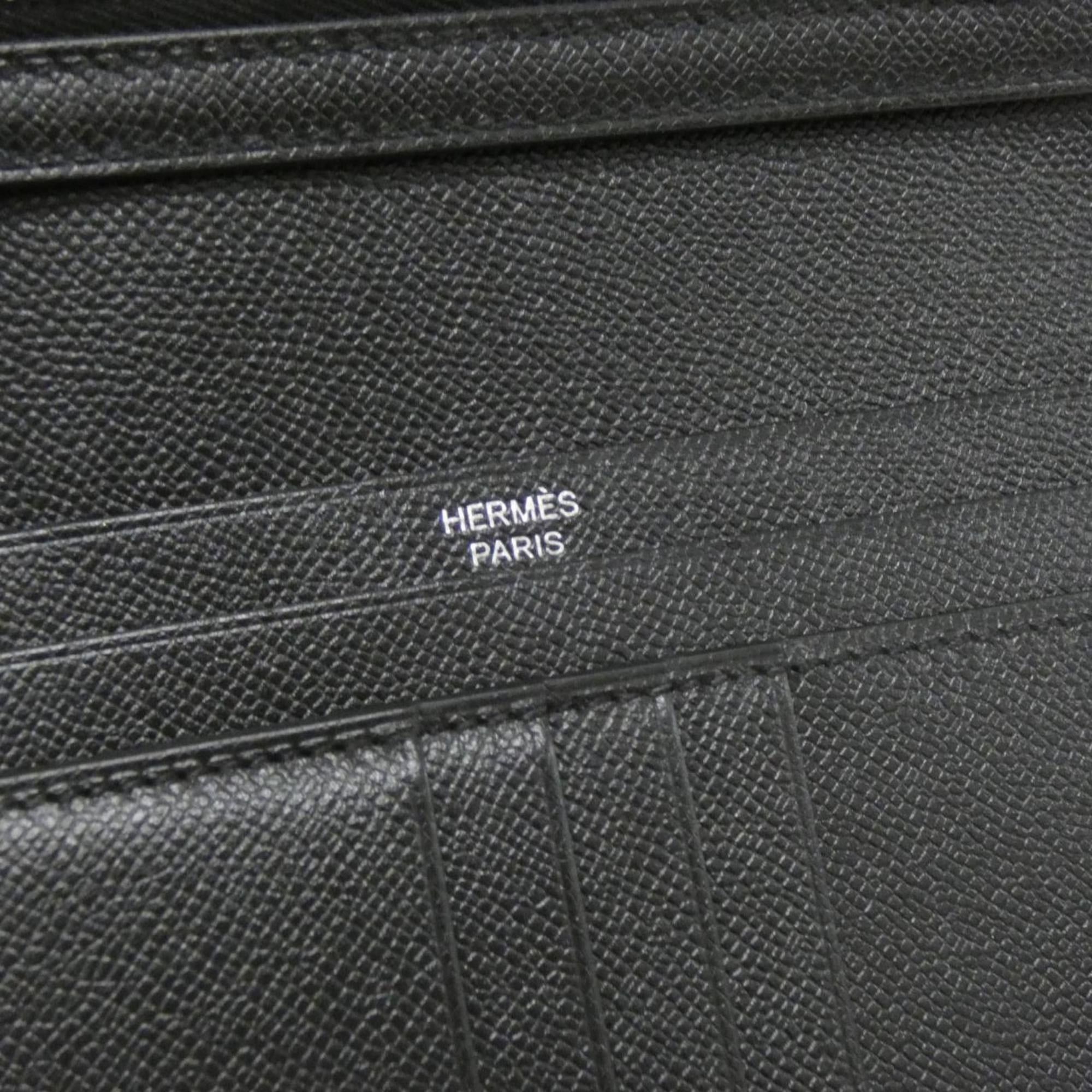 Hermes Hermes Bearn Compact Monochrome Wallet 085916CH Size ONE SIZE - 5 Thumbnail